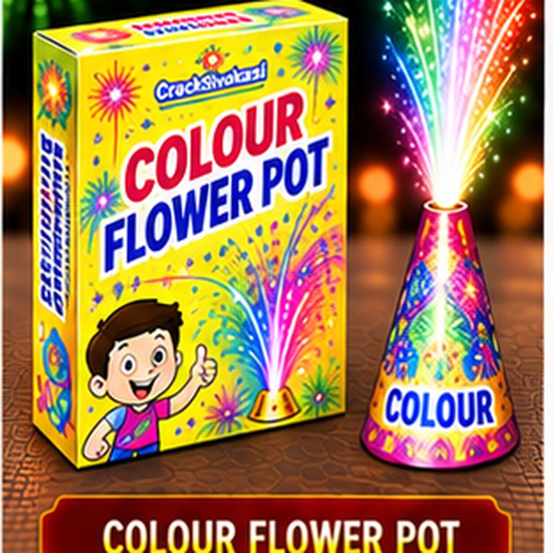 Colour Flower Pot