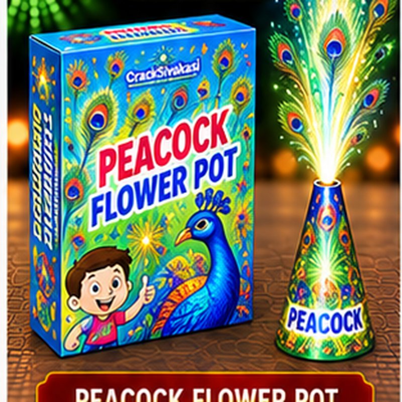 Peacock Flower Pot
